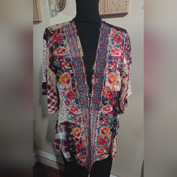 Other - Floral Multicolor Kimono Cardigan